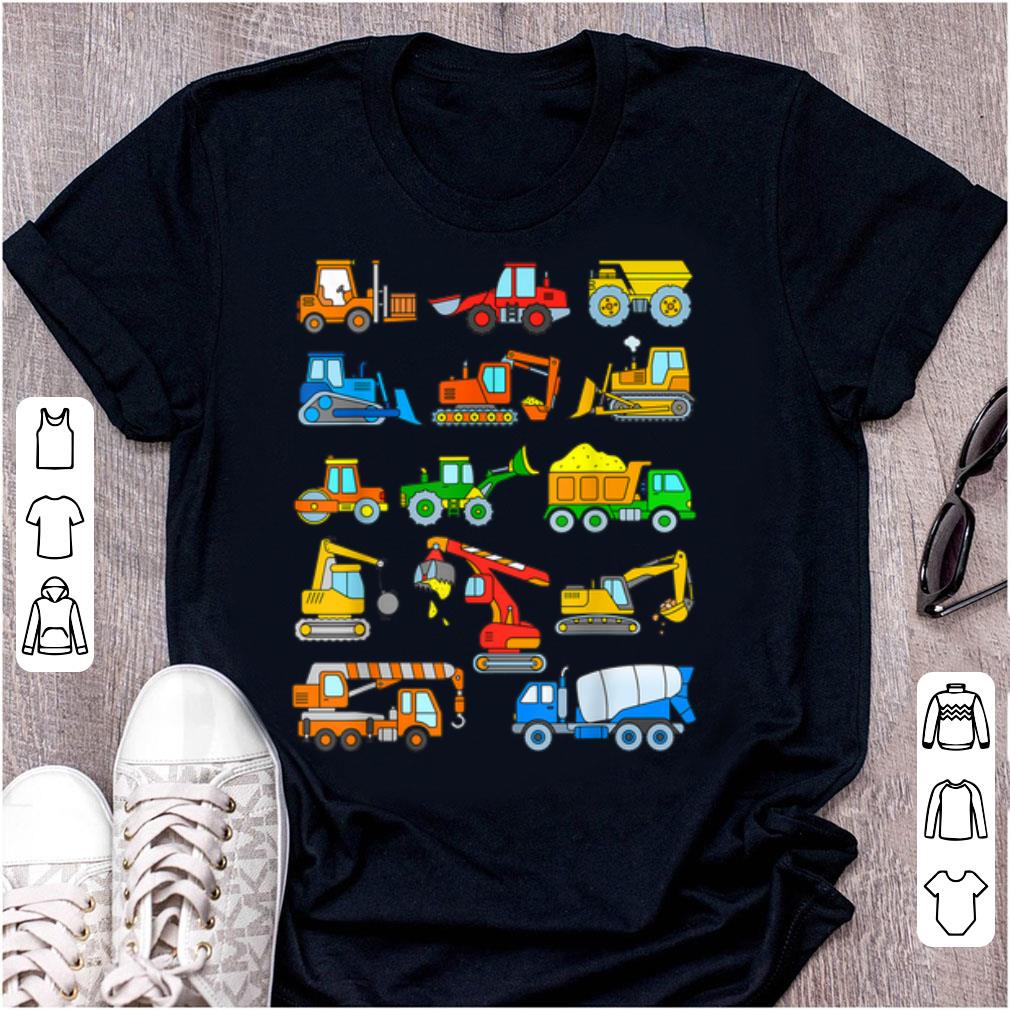 Top Construction Excavator Truck Cranes Excavator shirt 1 - Top Construction Excavator Truck Cranes Excavator shirt