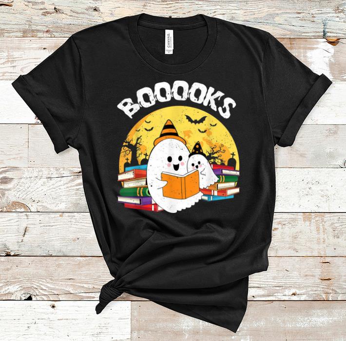 Top Ghost Reading Books Halloween shirt 1 - Top Ghost Reading Books Halloween shirt