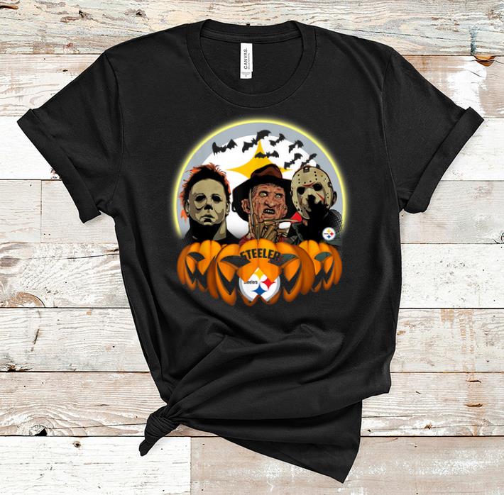 Top Halloween Pittsburgh Steelers Jason Leatherface Freddy Retro shirt 1 - Top Halloween Pittsburgh Steelers Jason Leatherface Freddy Retro shirt