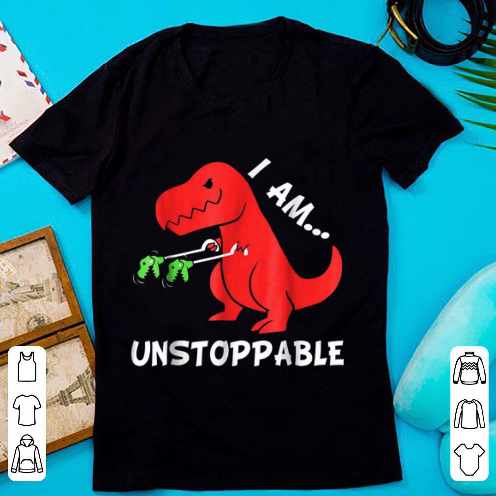 Top I Am Unstoppable Funny T rex Dinosaur Xmas shirt 1 - Top I Am Unstoppable - Funny T-rex Dinosaur Xmas shirt