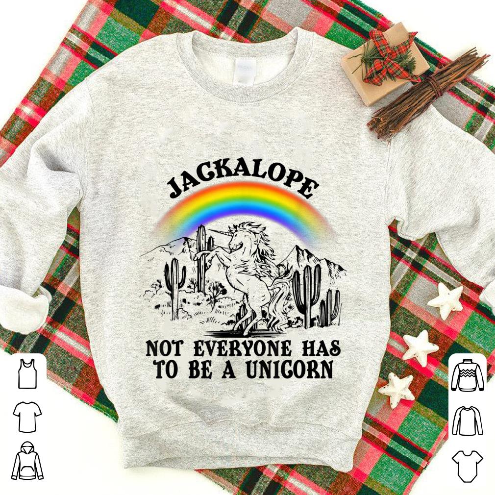 Top Jackalope Not Everyone Has To Be A Unicorn Camping Rainbow shirt 1 - Top Jackalope Not Everyone Has To Be A Unicorn Camping Rainbow shirt