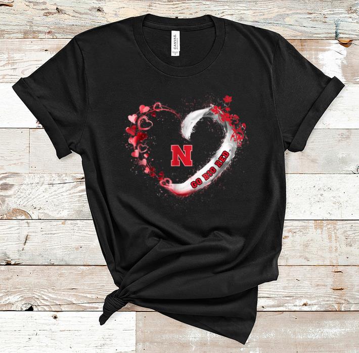 Top Nebraska Cornhuskers Beautiful Heart Go Big Red shirt 1 - Top Nebraska Cornhuskers Beautiful Heart Go Big Red shirt