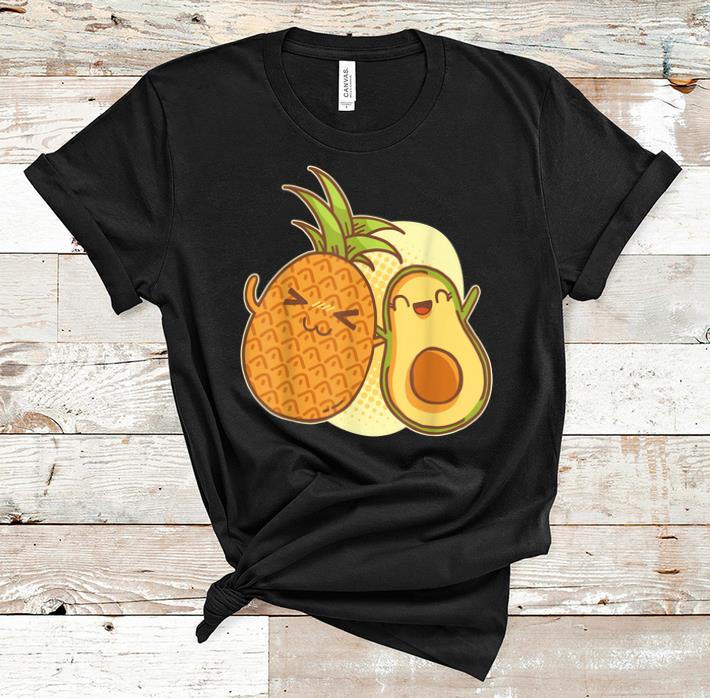 Top Pineapple Avocado Kawaii shirt 1 - Top Pineapple & Avocado Kawaii shirt