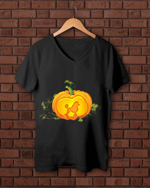 Top Poodle In Pumpkin Halloween Dog Lovers shirt 1 - Top Poodle In Pumpkin Halloween Dog Lovers shirt