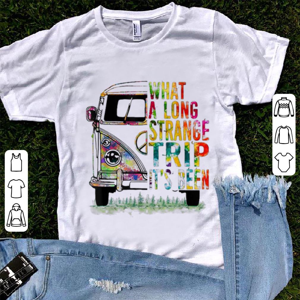 Top What A Long Strange Trip It s Been Hippie Bus shirt 1 - Top What A Long Strange Trip It's Been Hippie Bus shirt