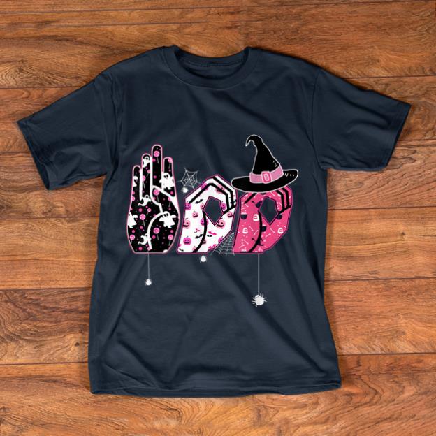 Awesome Boo Halloween Boo Sign Language Halloween Gifts shirt 1 - Awesome Boo Halloween Boo Sign Language Halloween Gifts shirt