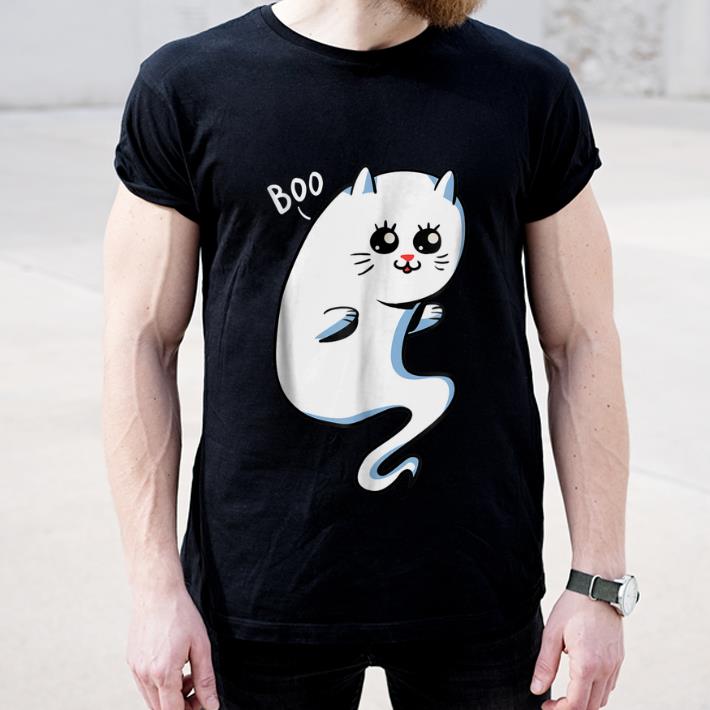 Awesome Cute Ghost Cat BOO Kitty Cat Halloween shirt 4 - Awesome Cute Ghost Cat - BOO Kitty Cat Halloween shirt