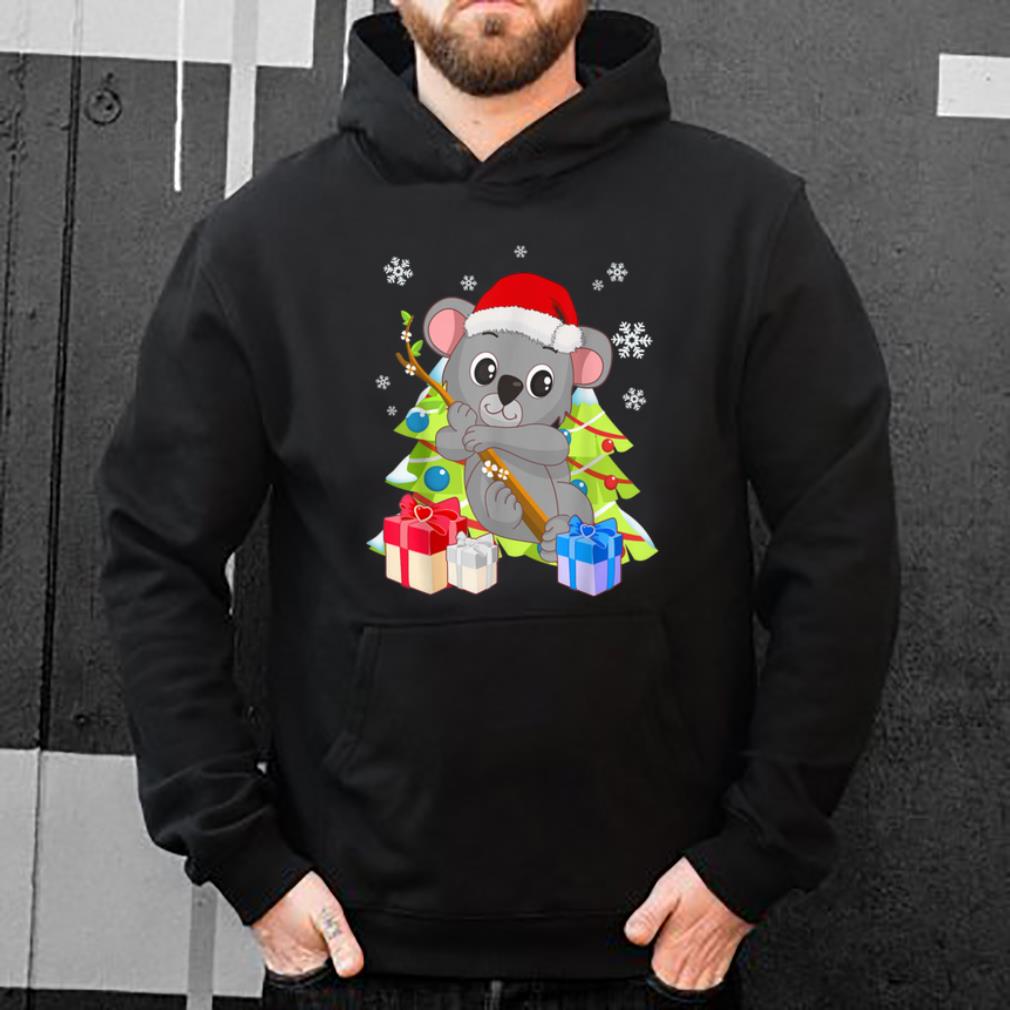 Awesome Cute Koala Bear Santa Christmas Gift with Christmas Trees shirt 4 - Awesome Cute Koala Bear Santa Christmas Gift with Christmas Trees shirt