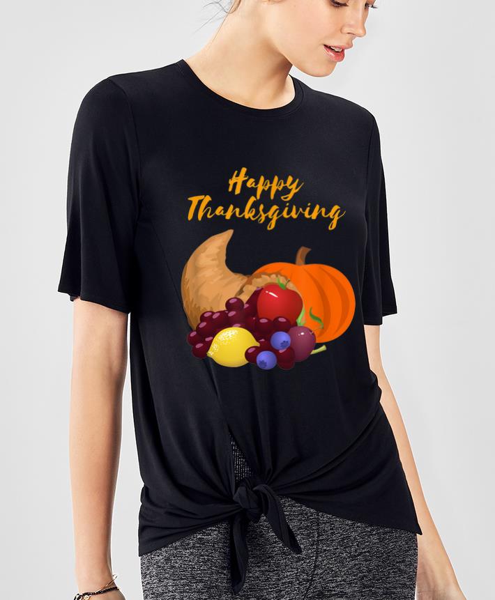 Awesome Happy Thanksgiving Cornucopia Pumpkin shirt 4 - Awesome Happy Thanksgiving Cornucopia Pumpkin shirt