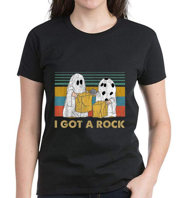 Awesome I Got A Rock Charlie Brown s Ghost Halloween shirt 4 - Awesome I Got A Rock Charlie Brown's Ghost Halloween shirt