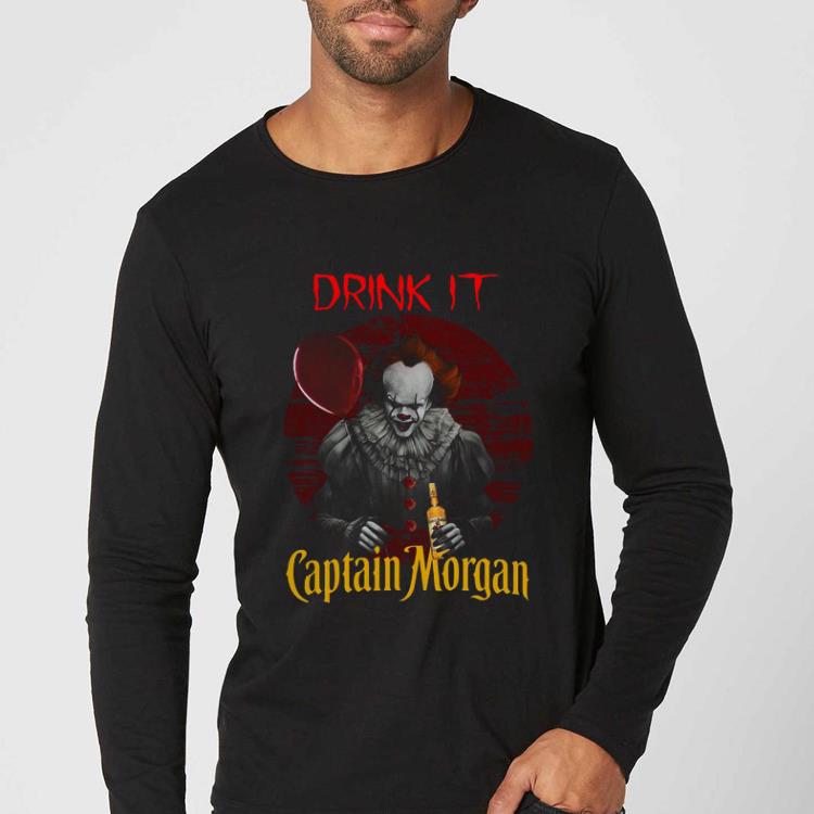 Awesome Pennywise Drink It Captain Morgan shirt 4 - Awesome Pennywise Drink It Captain Morgan shirt