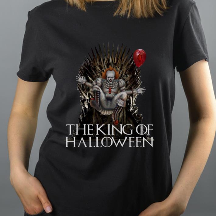 Awesome Pennywise The King Of Halloween Throne shirt 4 - Awesome Pennywise The King Of Halloween Throne shirt