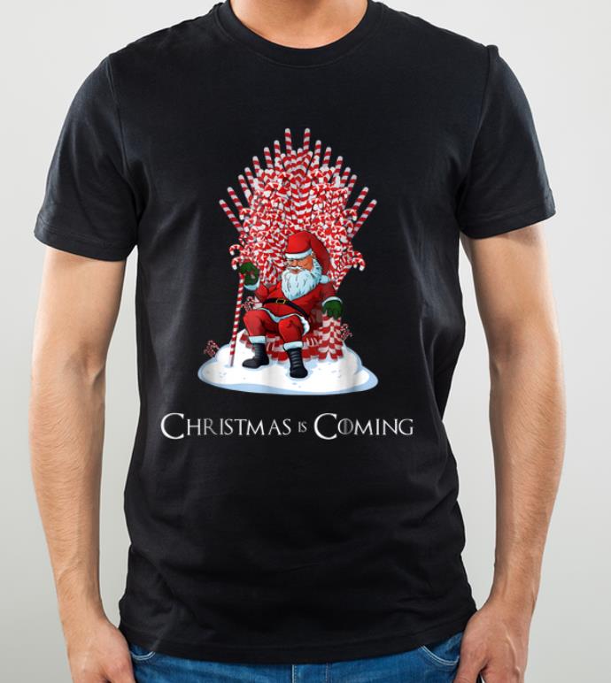 Awesome Santa Candy Cane Throne Christmas Is Coming shirt 4 - Awesome Santa Candy Cane Throne Christmas Is Coming shirt