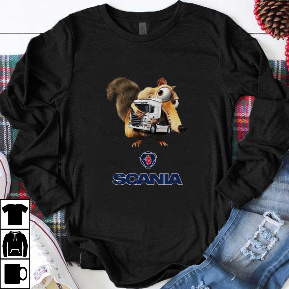 Awesome Scania AB Ice Age Scrat Hug Truck shirt 1 - Awesome Scania AB Ice Age Scrat Hug Truck shirt