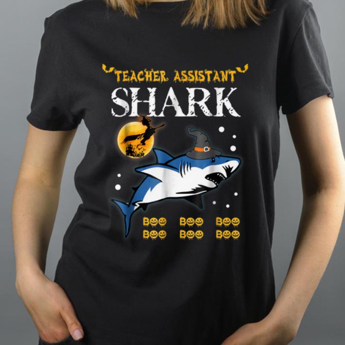 Awesome Teacher Assistant Shark Boo Boo Boo halloween shirt 4 - Awesome Teacher Assistant Shark Boo Boo Boo halloween shirt