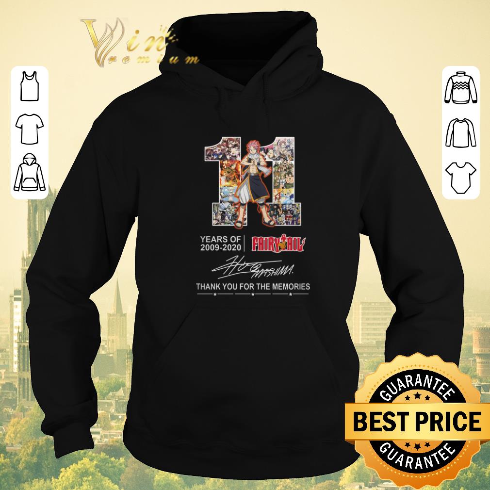 Awesome Thank you for the memories 11 Years of Fairy Tail 2009 2020 shirt 4 1 - Awesome Thank you for the memories 11 Years of Fairy Tail 2009-2020 shirt