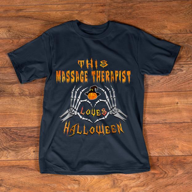 Awesome This Massage Therapist Loves Halloween Funny shirt 1 - Awesome This Massage Therapist Loves Halloween Funny shirt
