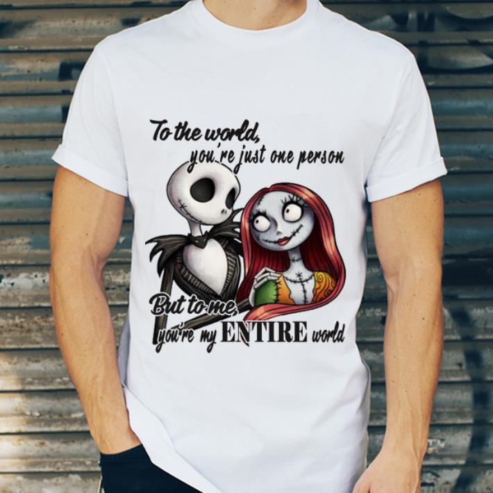 Awesome To The World You re Just One Person Jack Skellington Sally shirt 4 - Awesome To The World You're Just One Person Jack Skellington & Sally shirt