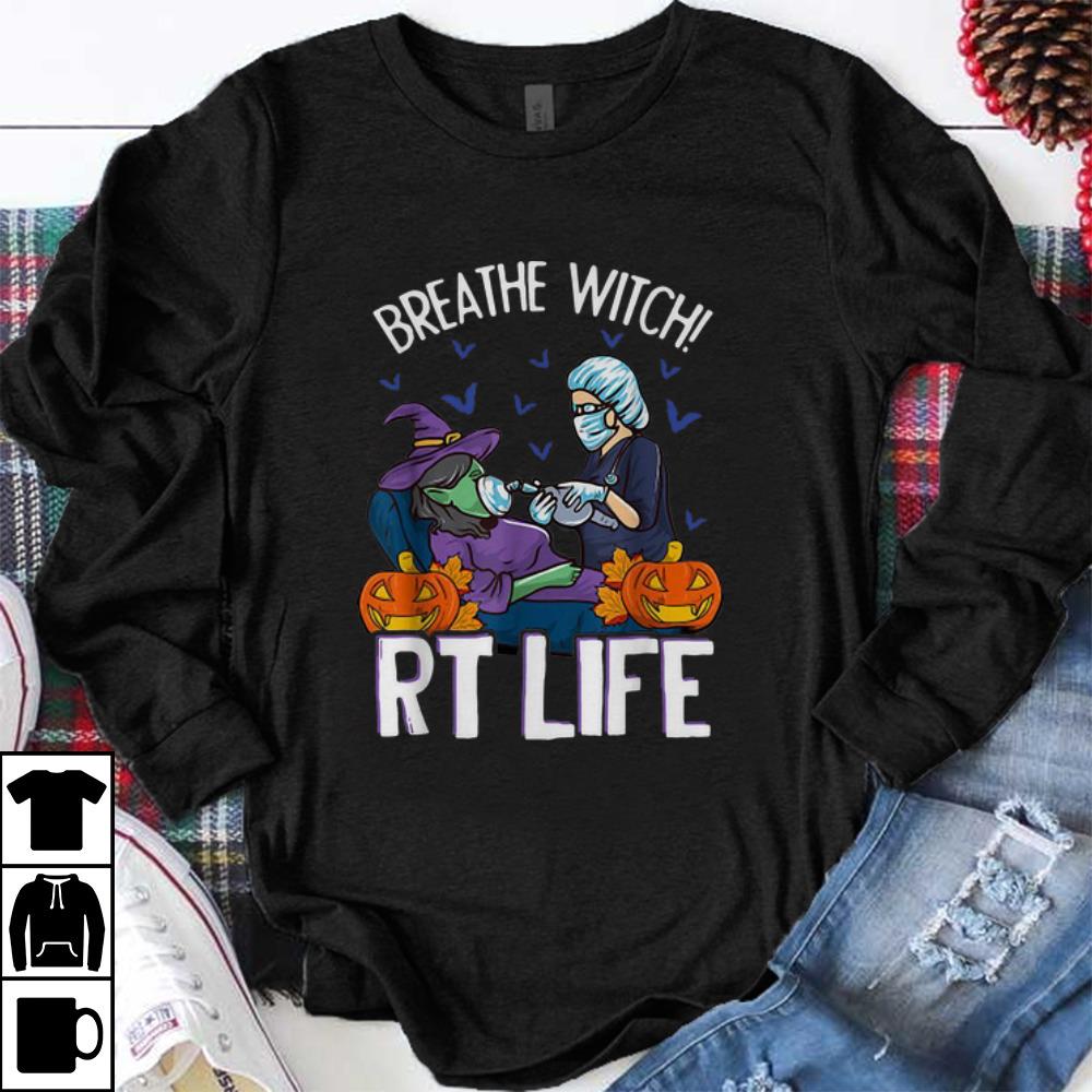 Awesome Victim Breathe Witch RT Life Halloween shirt 1 - Awesome Victim Breathe Witch RT Life Halloween shirt
