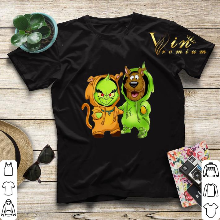 Baby Grinch and Scooby Doo shirt sweater 4 - Baby Grinch and Scooby Doo shirt sweater