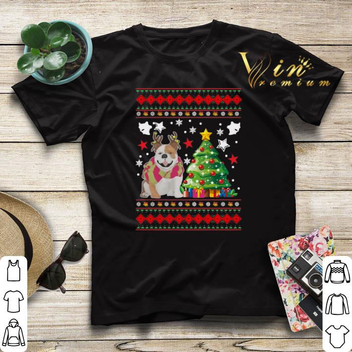 Christmas tree Bulldog shirt Christmas tree Bulldog shirt 4 - Christmas tree Bulldog shirt