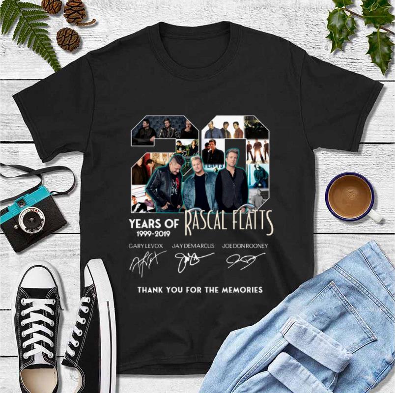 Funny 20 Years Of Rascal Flatts 1999 2019 Thank You For The Memories Signatures shirt 4 - Funny 20 Years Of Rascal Flatts 1999 2019 Thank You For The Memories Signatures shirt