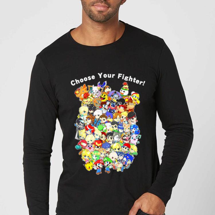 Funny Choose Your Fighter Cartoon And Game Character shirt 4 - Funny Choose Your Fighter Cartoon And Game Character shirt