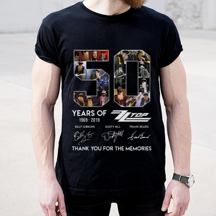 Hot 50 Years of Zz Top Thank You For The Memories Signatures shirt 4 - Hot 50 Years of Zz Top Thank You For The Memories Signatures shirt