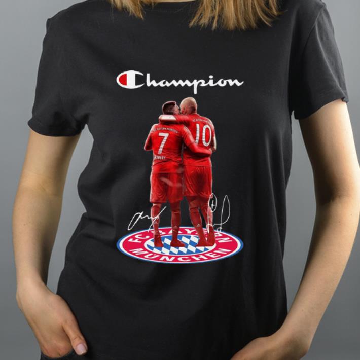 Hot Champion Bayern Munich Franck Ribery And Arjen Robben Signature shirt 4 - Hot Champion Bayern Munich Franck Ribery And Arjen Robben Signature shirt