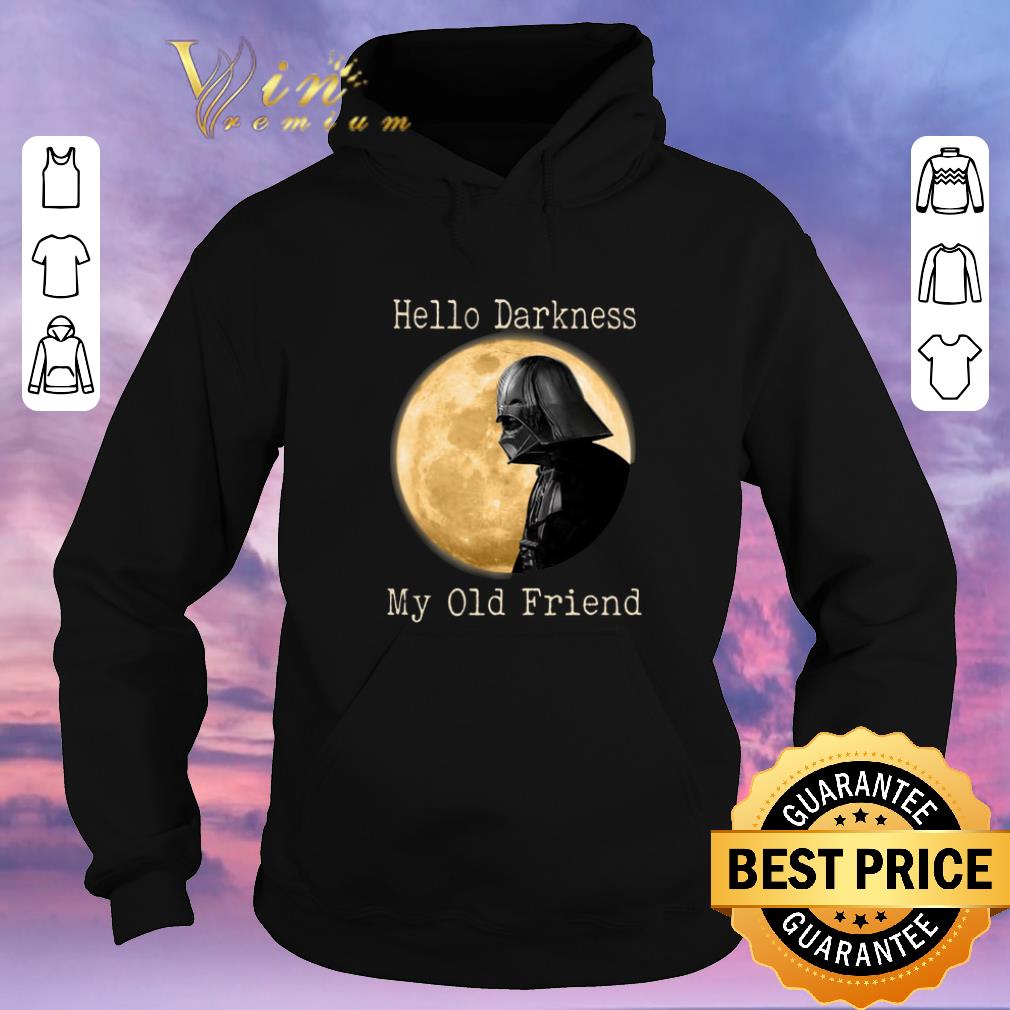 Hot Darth Vader moon Hello darkness my old friend shirt sweater 4 1 - Hot Darth Vader moon Hello darkness my old friend shirt sweater