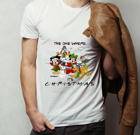 Hot Disney Cartoon Characters The One Where It s Christmas shirt 4 - Hot Disney Cartoon Characters The One Where It’s Christmas shirt
