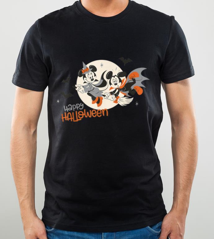 Hot Disney Halloween Minnie and Minnie Flying shirt 4 - Hot Disney Halloween Minnie and Minnie Flying shirt
