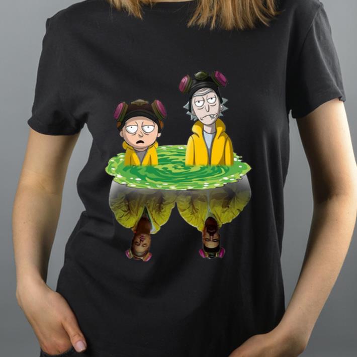 Hot Rick And Morty Breaking Bad Water Reflection shirt 4 - Hot Rick And Morty Breaking Bad Water Reflection shirt