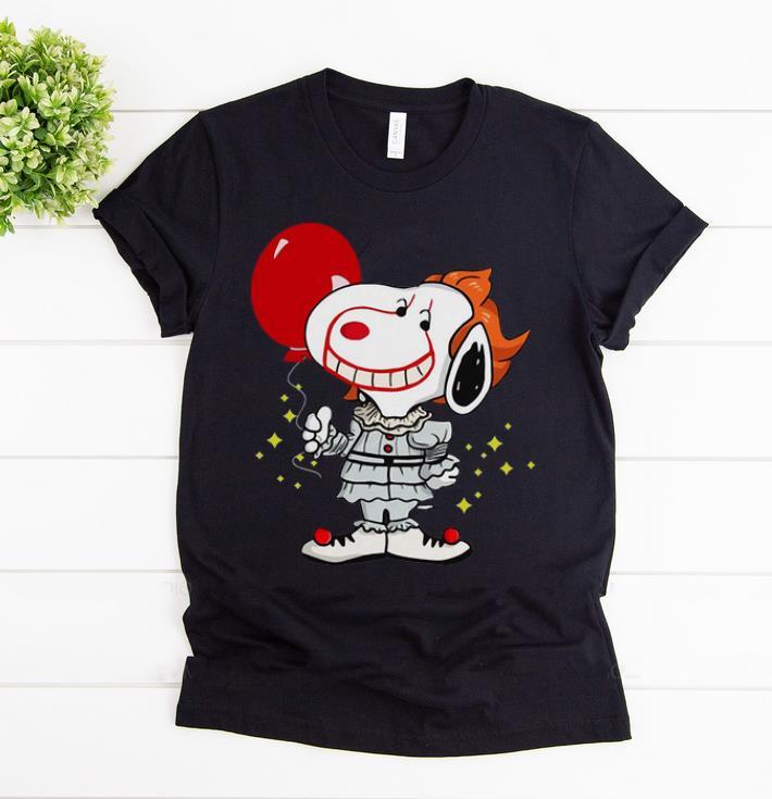 Hot Snoopy Pennywise IT Balloon Stephen King shirt 1 - Hot Snoopy Pennywise IT Balloon Stephen King shirt