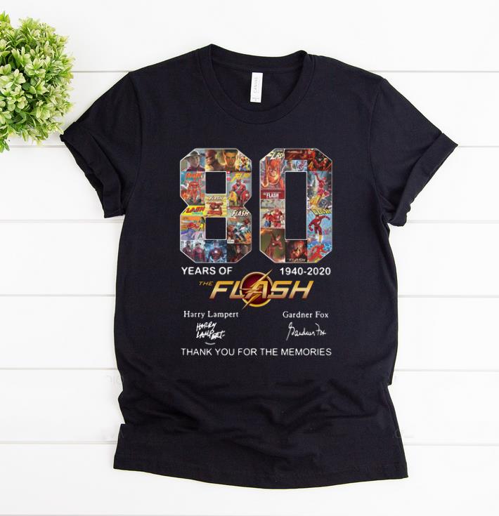 Hot The Flash 80 Years 1940 2020 Thank You For The Memories shirt 1 - Hot The Flash 80 Years 1940-2020 Thank You For The Memories shirt