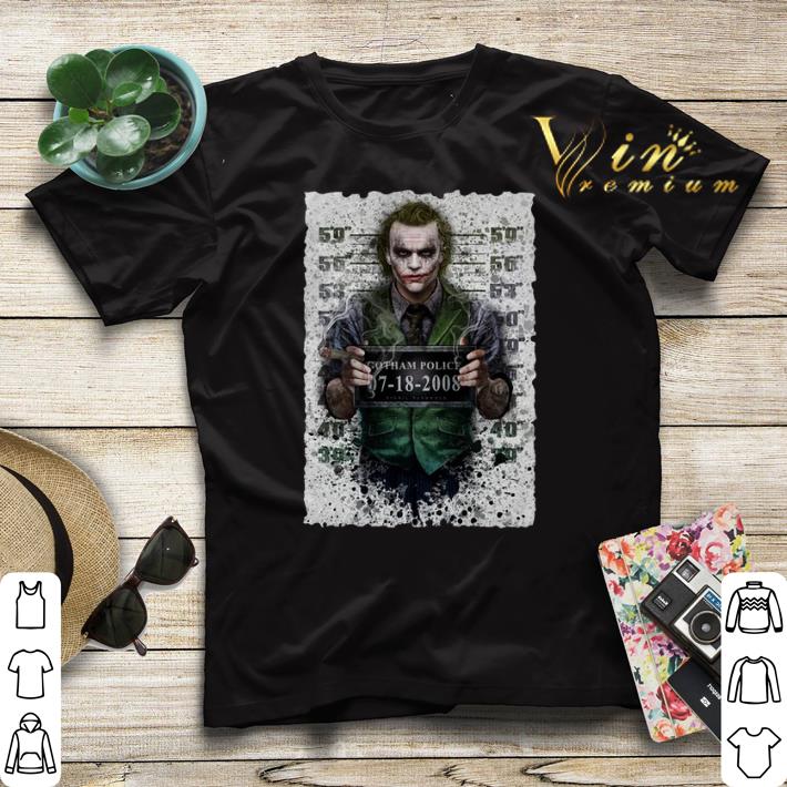 Joker Gotham Police 07-18-2008 shirt sweater Joker Gotham Police 07 18 2008 shirt sweater 4 - Joker Gotham Police 07-18-2008 shirt sweater