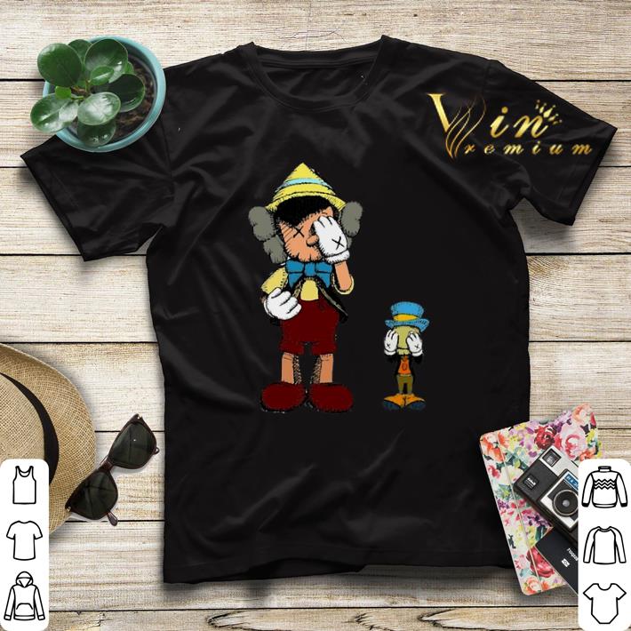 Kaws mashup Pinocchio and Jiminy Cricket shirt sweater 4 - Kaws mashup Pinocchio and Jiminy Cricket shirt sweater