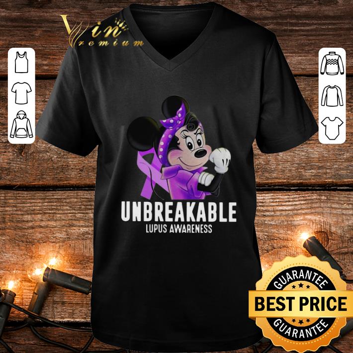 Minnie Mouse Unbreakable lupus awareness shirt 4 - Minnie Mouse Unbreakable lupus awareness shirt
