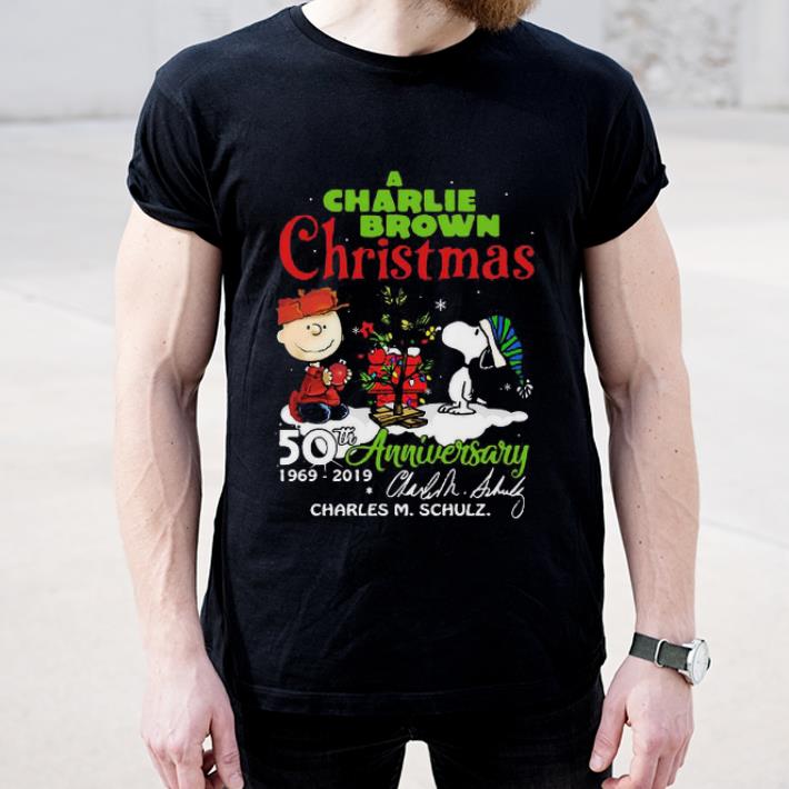 Nice A Charlie Brown Christmas 50th Anniversary 1969 2019 Signature shirt 4 - Nice A Charlie Brown Christmas 50th Anniversary 1969-2019 Signature shirt