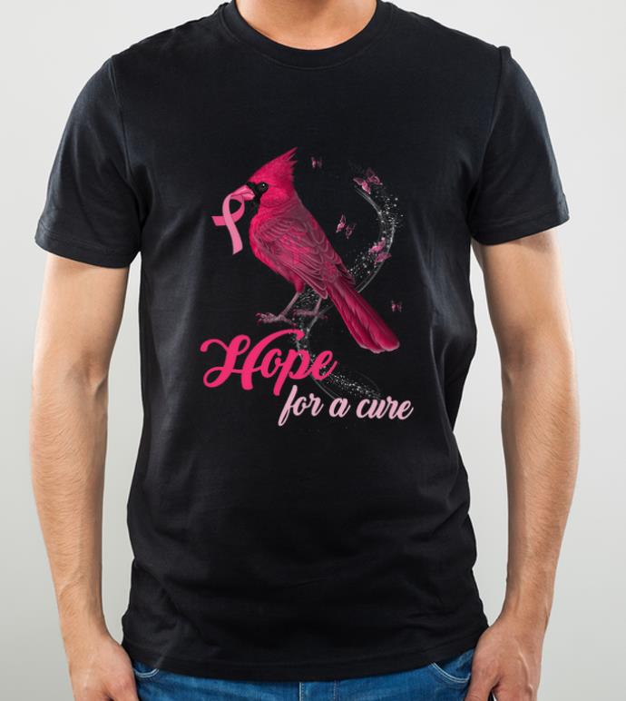 Nice Cardinal Breast Cancer Awareness Hope For A Cure shirt 4 - Nice Cardinal Breast Cancer Awareness Hope For A Cure shirt
