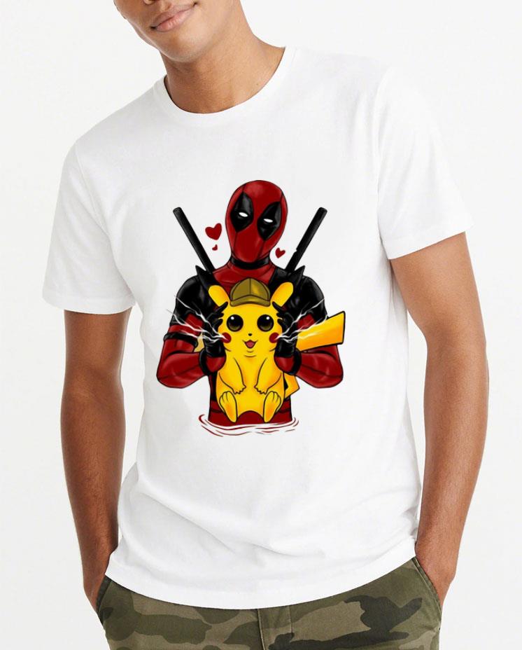 Nice Deadpool and Detective Pikachu shirt 4 1 - Nice Deadpool and Detective Pikachu shirt