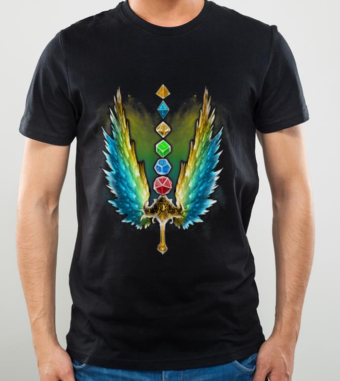 Nice Dice Set Sword D20 Polyhedral RPG Gamer shirt 4 1 - Nice Dice Set Sword D20 Polyhedral RPG Gamer shirt