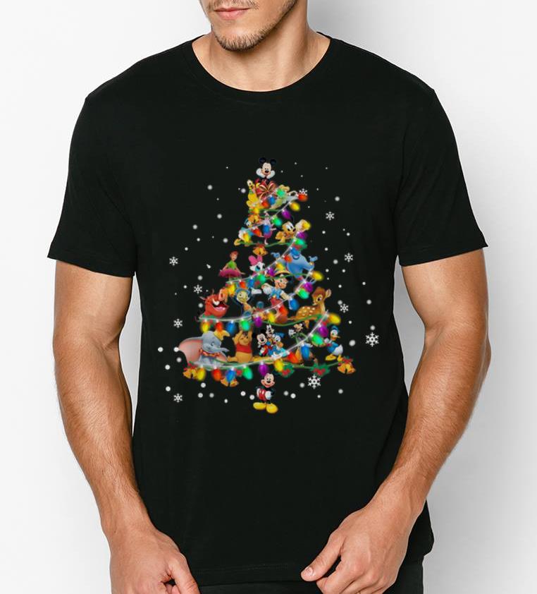 Nice Disney Characters Christmas Tree shirt 4 - Nice Disney Characters Christmas Tree shirt