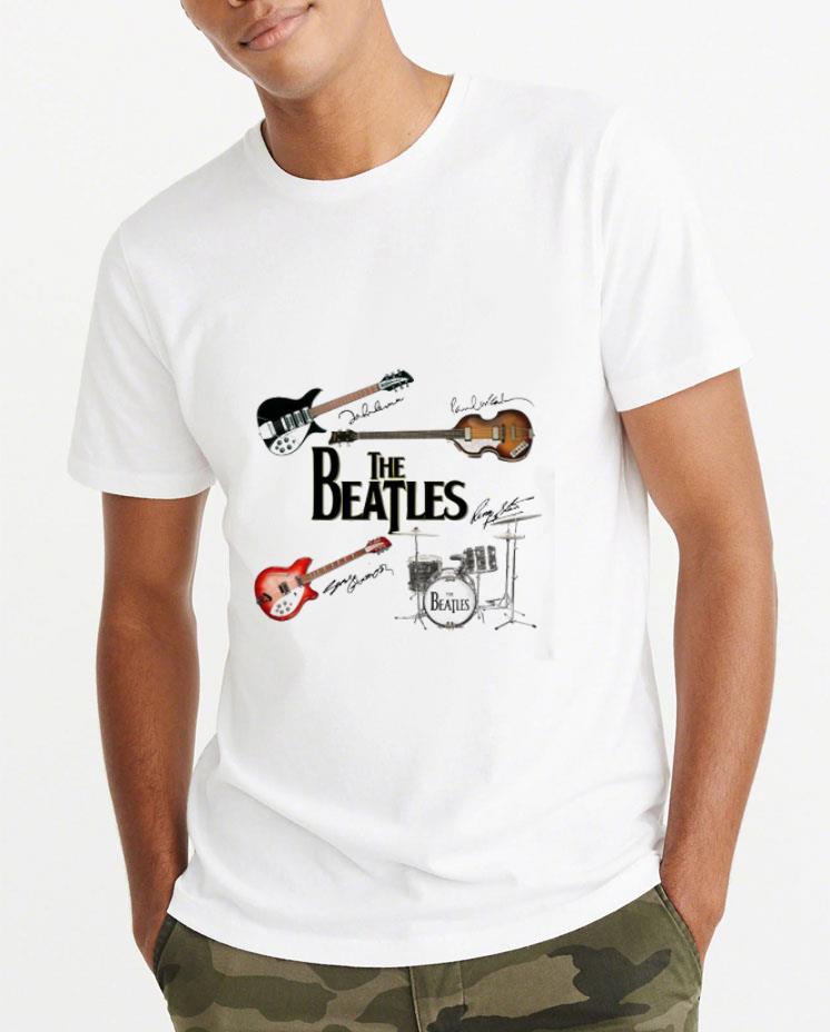 Nice Instrument The Beatles Guitars Signatures shirt 4 - Nice Instrument The Beatles Guitars Signatures shirt