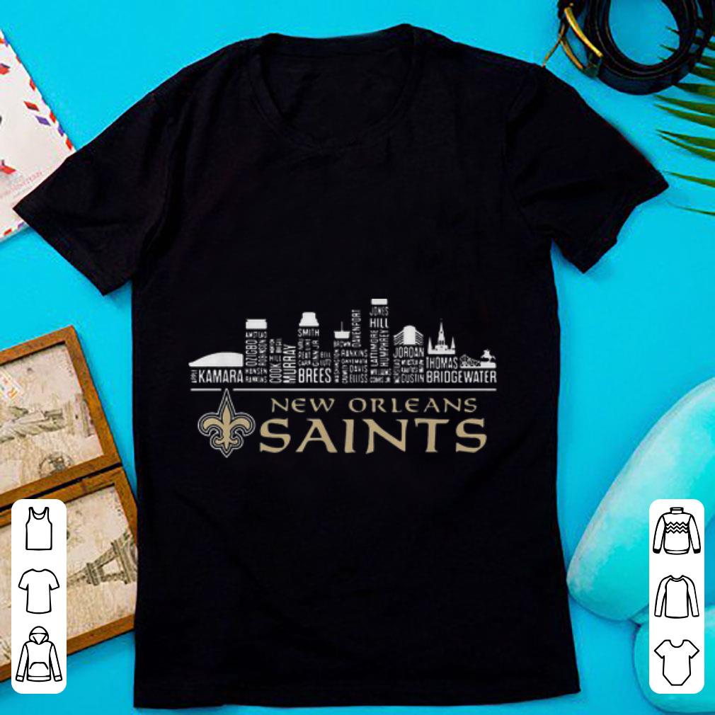 Nice New Orleans Saints Apple Kamara Brees Bridgewater shirt 1 - Nice New Orleans Saints Apple Kamara Brees Bridgewater shirt