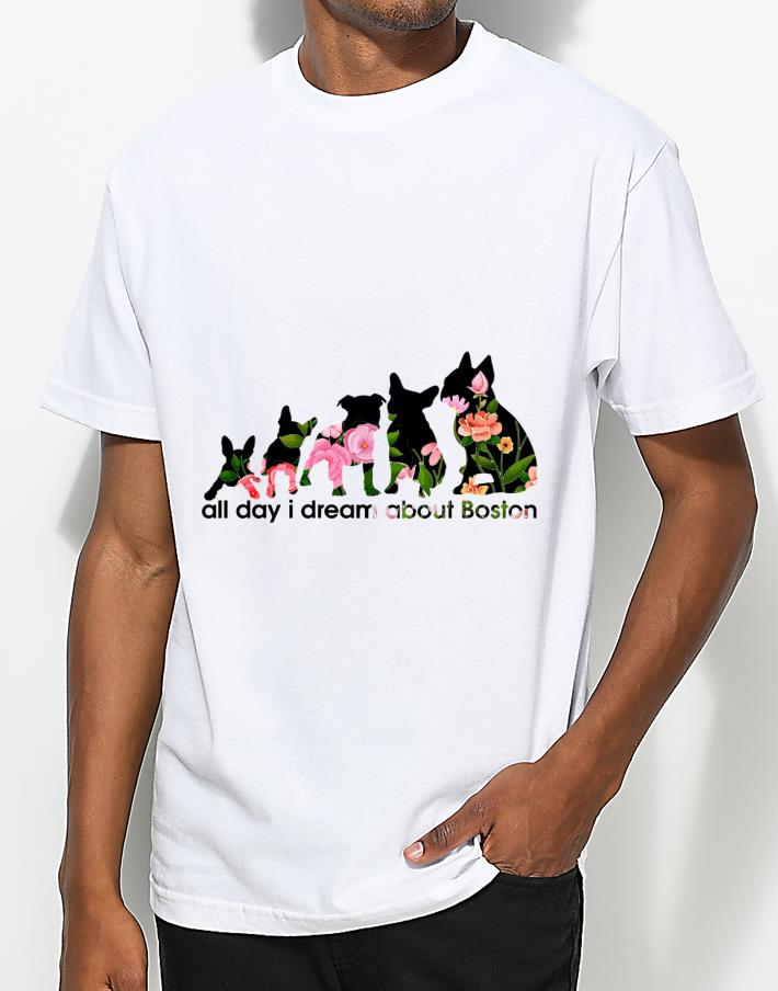 Nice Pug All Day I Dream About Boston shirt 4 - Nice Pug All Day I Dream About Boston shirt