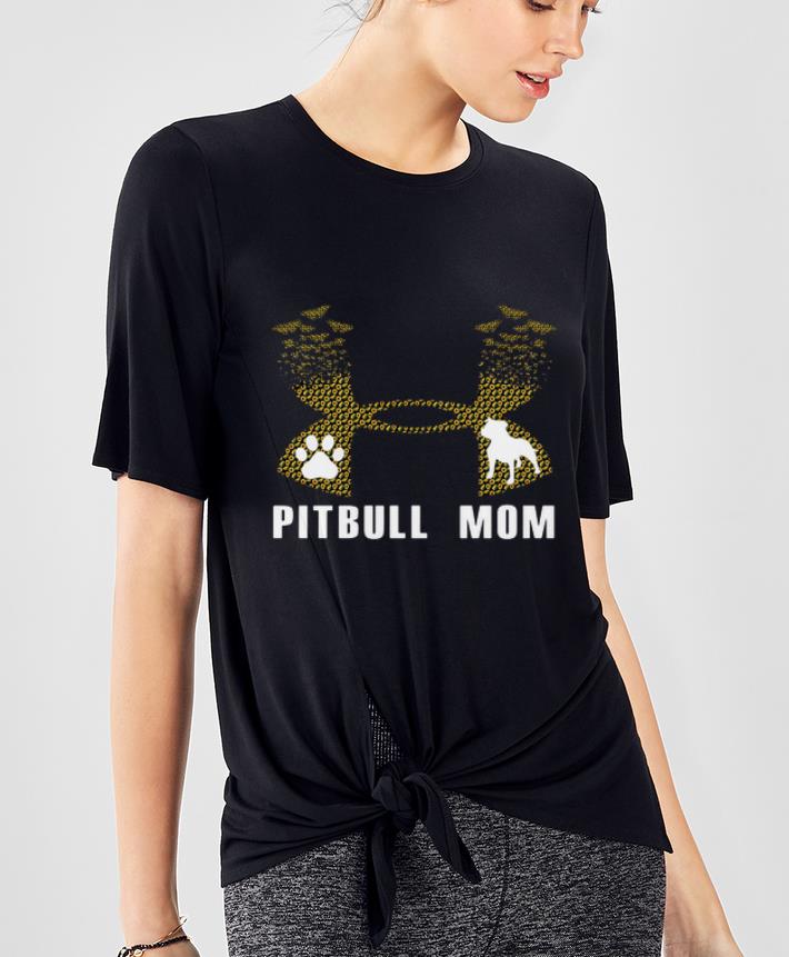 Nice Under Armour Pitbull Mom Flower shirt 4 - Nice Under Armour Pitbull Mom Flower shirt