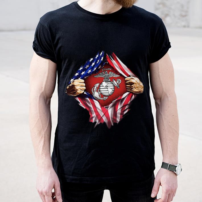 Nice United States Marine Corps American flag shirt 4 - Nice United States Marine Corps American flag shirt