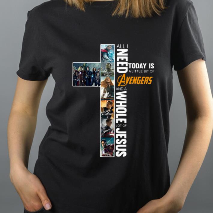 Official Al I Need Today Is A Little Bit Of Avengers And A Whole Lot Of Jesus shirt 4 - Official Al I Need Today Is A Little Bit Of Avengers And A Whole Lot Of Jesus shirt