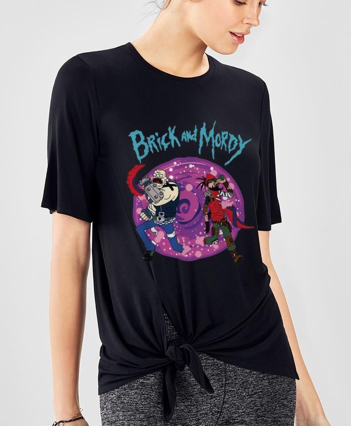 Official Brick And Mordy Borderlands Rick And Morty shirt 4 - Official Brick And Mordy Borderlands Rick And Morty shirt
